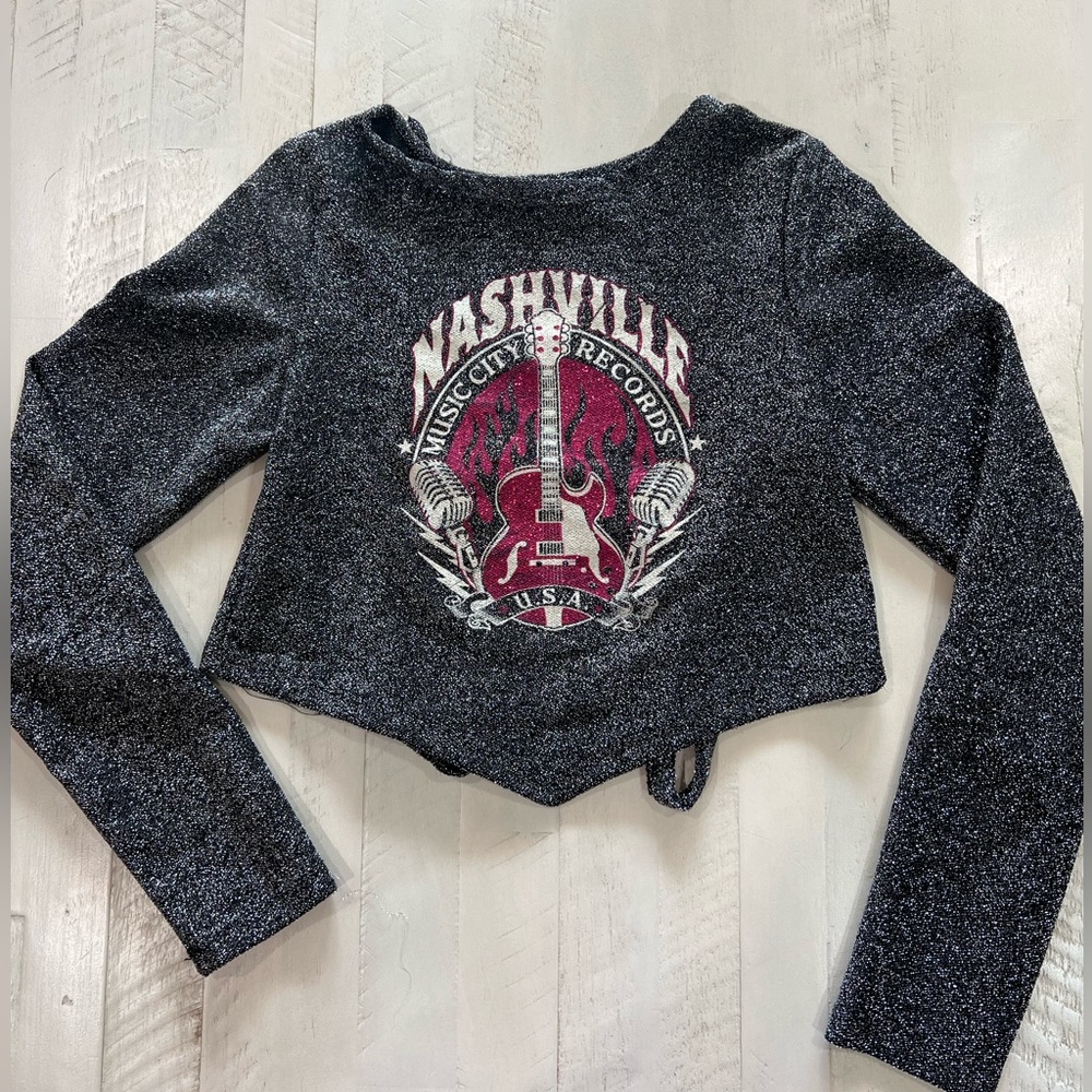 NWT Nashville kids crop top size Medium